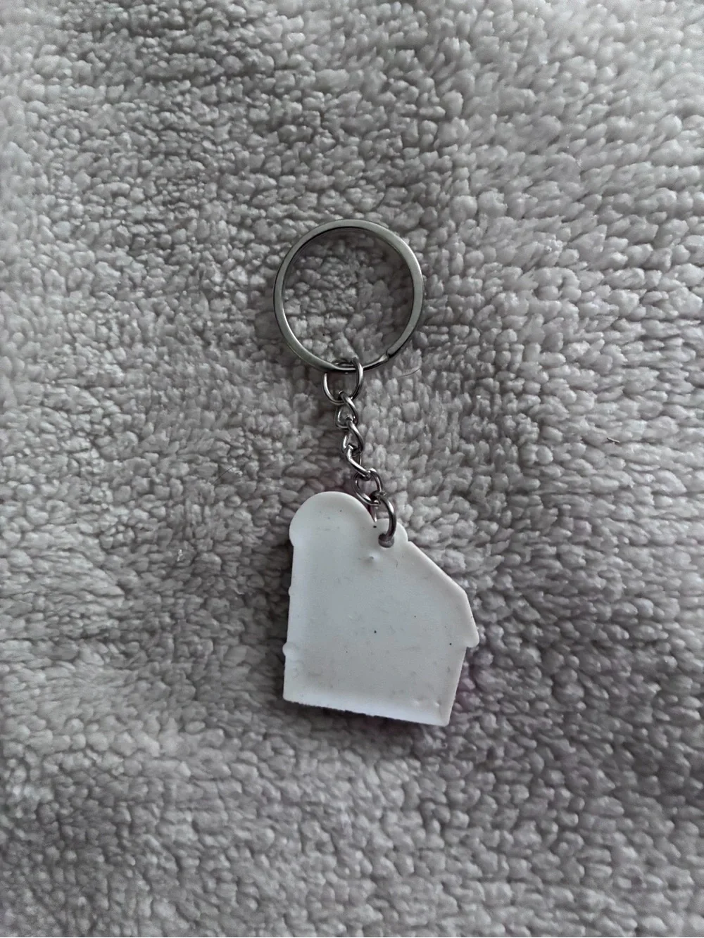 Farm Animal Keychain Thank You Kraft Tag White Cute Key Ring Baby Shower Return